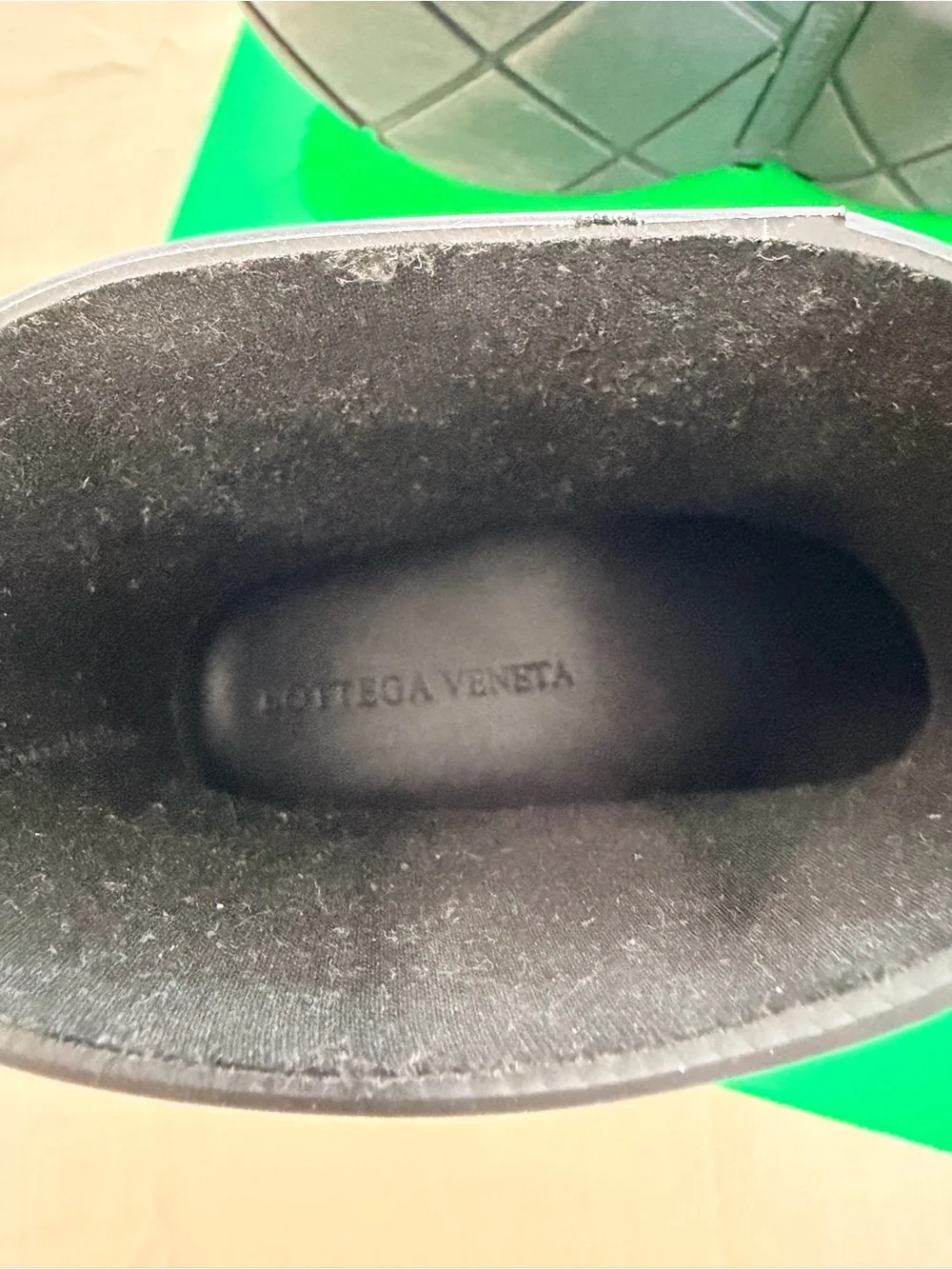 Bottega Veneta Black Matte Rubber Ankle Booties